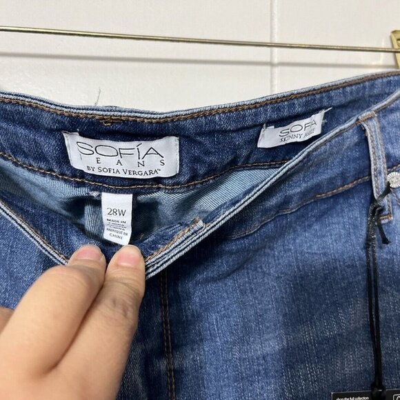 Sofia Vergara Women's Sofia Skinny Ankle Jeans Size 28 NWT - Picture 11 of 12
